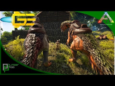 Ark: Survival Evolved - GES4 #11 Server Currency! Painting the Dodo + Double Therizinosaurus