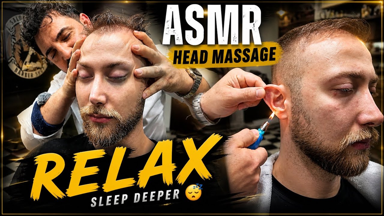 😴 ASMR Head Massage & Ear Relaxation (Instant Calm Experience)