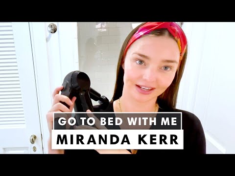 Supermodel Miranda Kerr's Nighttime Skincare Routine | Go To Bed With Me | Harper's BAZAAR