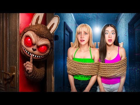 We got ATTACKED by a GIANT Haunted Labubu! 