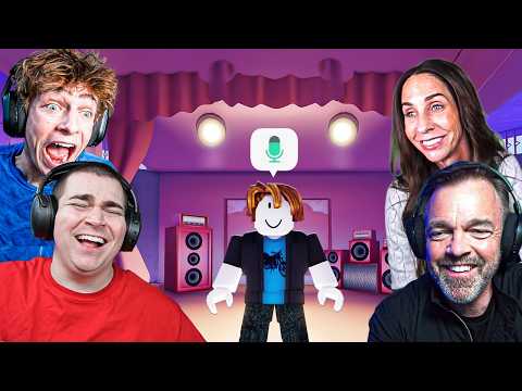 ROBLOX KARAOKE WITH MY FAMILY 💀