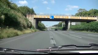 【車載動画】 常磐自動車道 流山ＩＣ⇒谷田部ＩＣ 「千葉県野田市⇒丸長つくば店／茨城県つくば市」