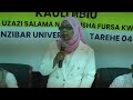 KONGAMANO LA VIJANA MAADHIMISHO YA SIKU YA IDADI YA WATU DUNIANI 2023 ZANZIBAR