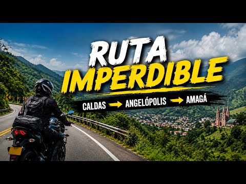 La Ruta MÁS BRUTAL de Antioquia 🏍️ | Caldas - Angelópolis - Amagá | Ruta Imperdible