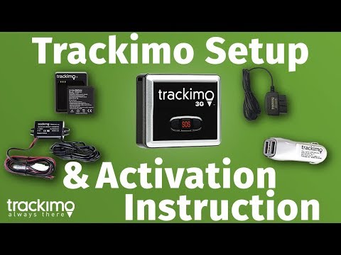 Trackimo Setup and Activation Instructions