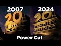 20th Century Fox Logo Studios Power Cut 2007 2024