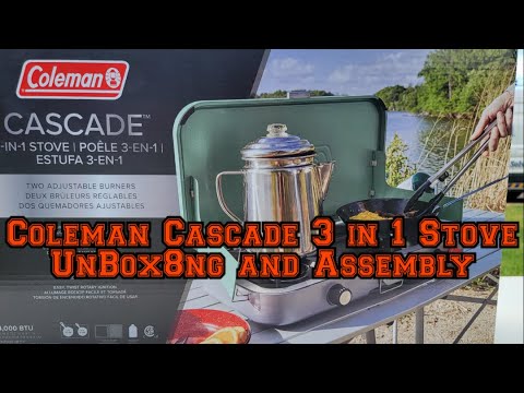 Coleman Cascade 3 in 1 Stove Unboxing and Assembly