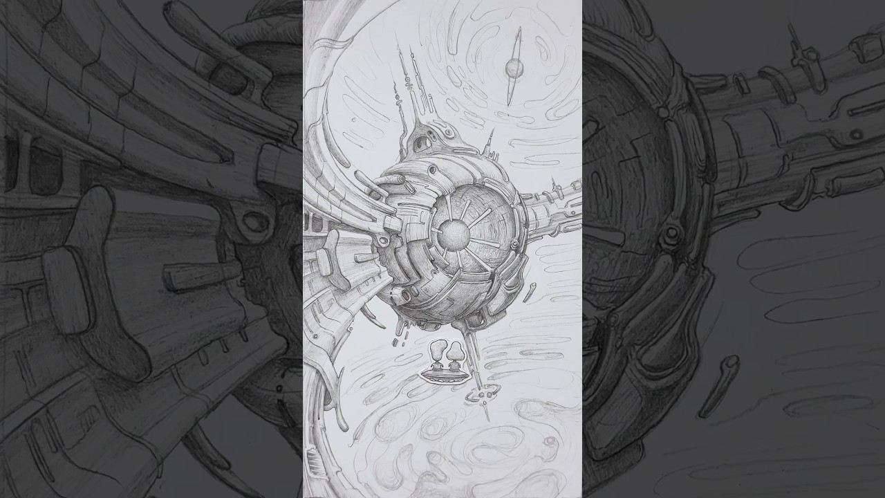 How To Drawn Original Environments  #foryou #drawing #fyp