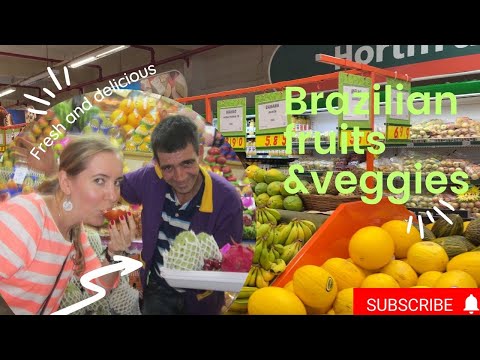 Shopping For Fresh Fruits & Vegetables In Sao Paulo, Brazil!