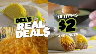 Del Taco Real food. Real ingredients. Real deals!