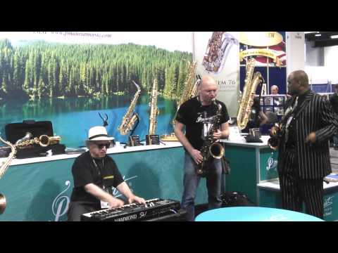 P. Mauriat in NAMM 2014 (Music by Arno Haas