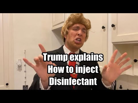 Trump Explains How To Inject Disinfectant