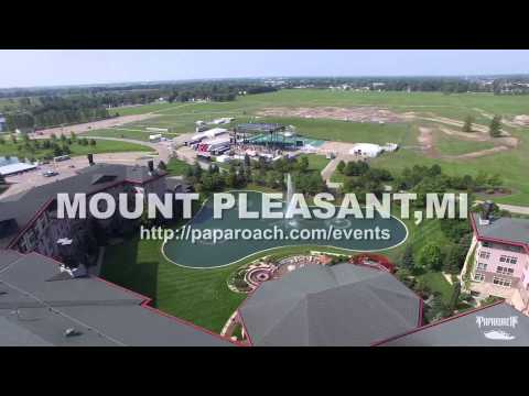 Papa Roach arriving at Soaring Eagle Casino in Mount Pleasant, MI