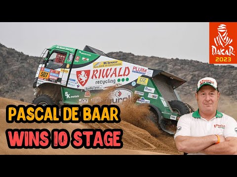 Pascal de Baar Wins Stage 10 Dakar Truck Category. 2023 Dakar Rally