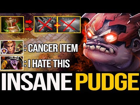 New Master Tier Pudge with Cancer Meta Spirit Vessel Item Build Easy Destroy Enemy | Pudge Official