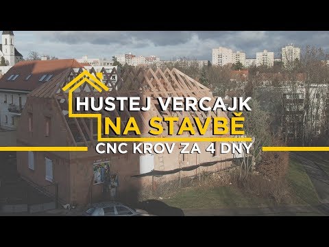 Montáž CNC krovu - 4dny a 4 chlapi