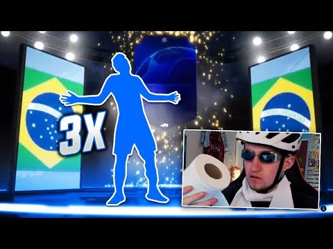 OMG WE GOT 3 WALKOUTS!!😱 - 25X UCL UPGRADE PACKS!