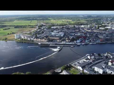 Clipes de drone - Athlone, Co. Westmeath, Irlanda - HD 4K