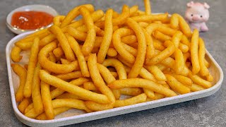 Perfect Crispy French Fries At Home ! Crispy Delicious ,  Incredibly Easy