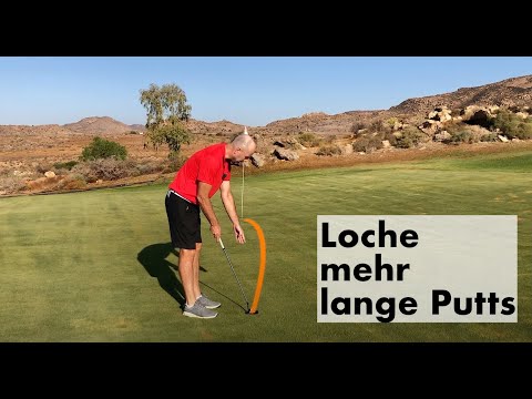 Putten für Anfänger - Loch mehr lange Putts