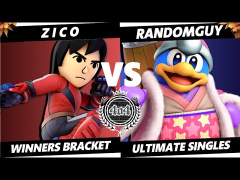 4o4 Smash Monthly 7 - DBH| Z I C O (Mii Brawler) vs Randomguy (Ganon, King Dedede) - Winners Round 2