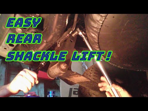 Ford Rear Shackle Lift Kit Install, 1997 Ford Explorer