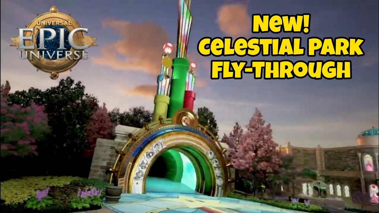 NEW! Universal’s EPIC UNIVERSE Celestial Park Fly-Through