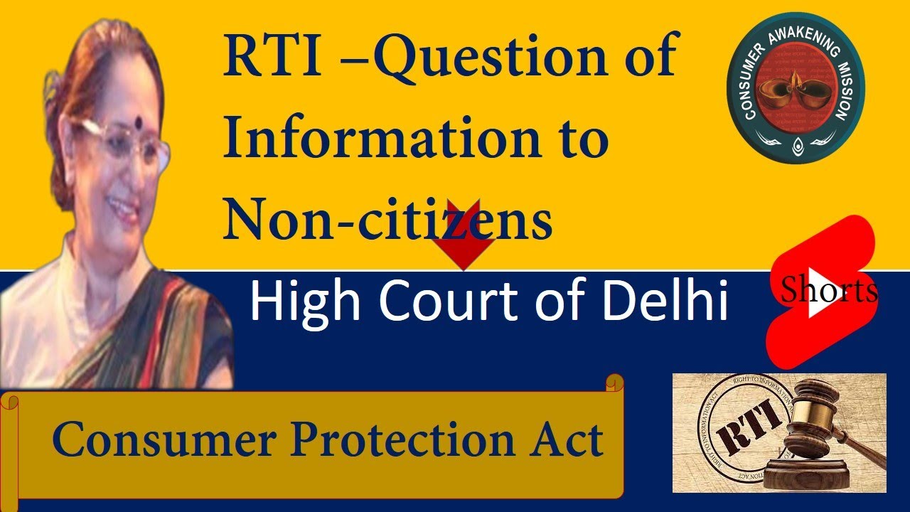Right to information -Can Non-citizen apply for information under RTI Act ?