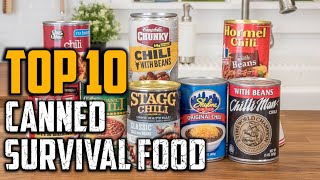 Top 10 Best Canned Survival Food Review In 2021