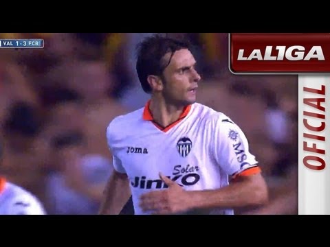 Gol de Postiga (1-3) en el Valencia CF - FC Barcelona - HD