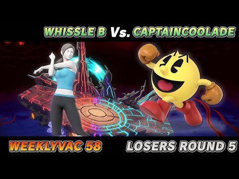 WeeklyVac 58 - SSBU - Whissle B (Wii Fit Trainer) vs CaptainCoolade (Pac-Man)