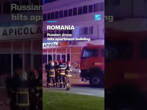 Romania: Russian drone hits apartment building
