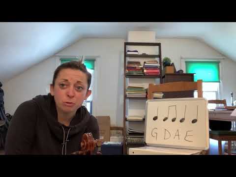 Beginning Violin: Open String Warm Up