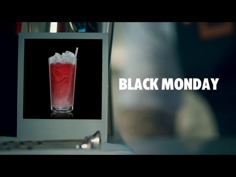 BLACK MONDAY DRINK RECIPE - HOW TO MIX