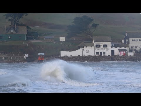 Storm Larisa - Burgh Island