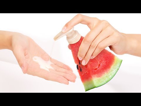 Sabonete feito à mão que parece comida! 🍉