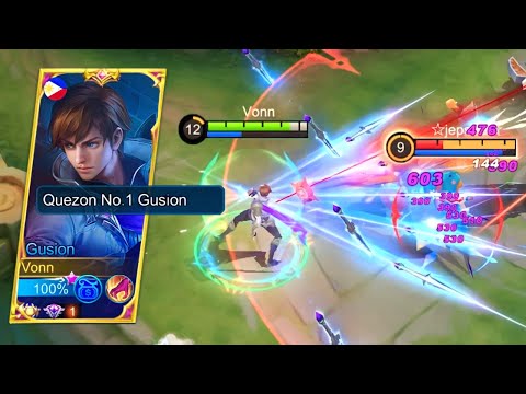 TOP GLOBAL GUSION NO SKIN IN RANK GAME!!