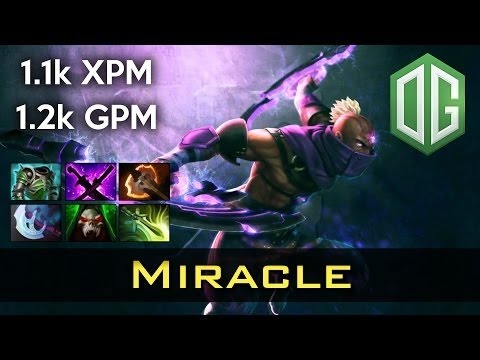 [Dota 2]Miracle - Anti Mage 1100 XPM/GPM