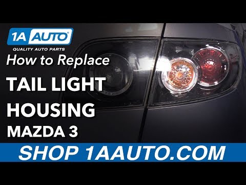 How to Replace Tail Lights 07-09 Mazda 3