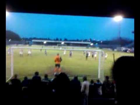 Warren Byerley Penalty - Weymouth VS Evesham United - 11th December 2010