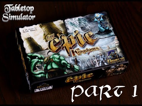 Let's Play Tiny Epic Kingdoms with Azure Blue Fox! (part 1/2)