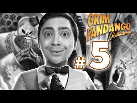 alanzoka jogando Grim Fandango Remastered - Parte 5
