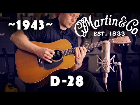 1943 Martin D-28 - Listen to the sounds of this Incredible Pre-War Dreadnought