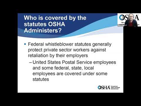 Whistleblower Protection for Transit Workers Webinar