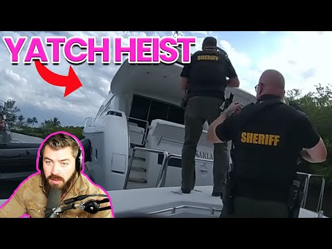 Dumb Thief Steals $3,000,000 Yacht and Gets Pit Maneuvered by Cops