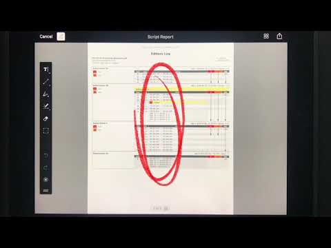 MovieSlate Script Dept: Timecode in Reports