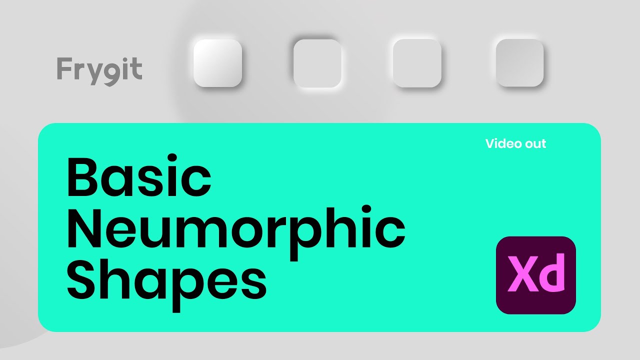 Easy Soft UI/Neumorphism - Adobe XD Tutorial - Basic Shapes[2021]