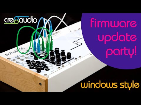 Windows firmware update instructions for NiftyCASE, Chipz, and Cellz