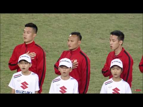 Vietnam National Anthem AFF Cup 2018 | Tiến Quân Ca vang lên đầy oai hùng tại chung kết AFF Cup 2018