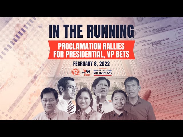 [WATCH] In The Running: Proclamation rallies for presidential, VP bets